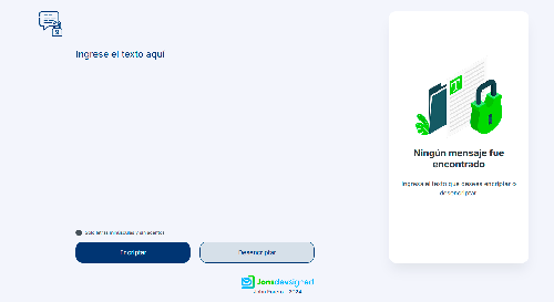 imagen previa del encriptador de texto