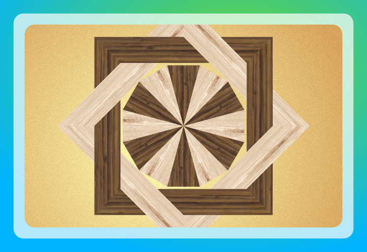 Imagen previa del proyecto geometría para reloj en madera
